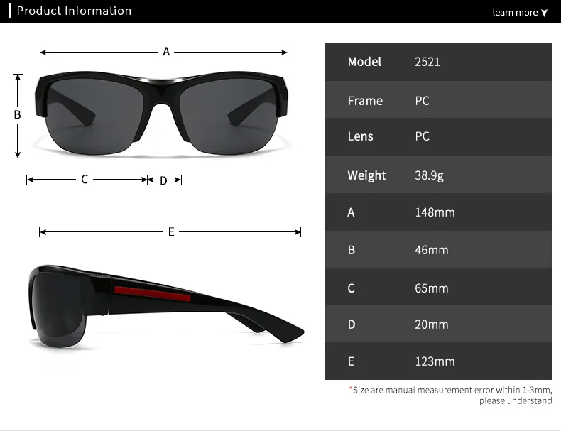 Casual Modern Style Solid Color Pc Gradient Tinted Lenses Square Half Frame Glasses display picture 1
