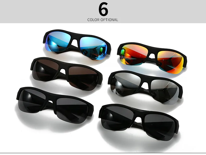 Casual Modern Style Solid Color Pc Gradient Tinted Lenses Square Half Frame Glasses display picture 5