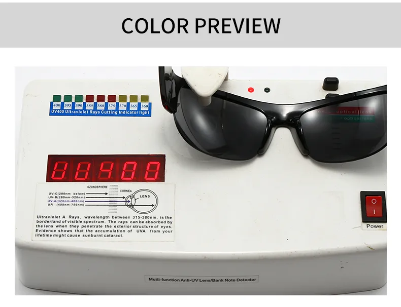 Casual Modern Style Solid Color Pc Gradient Tinted Lenses Square Half Frame Glasses display picture 7