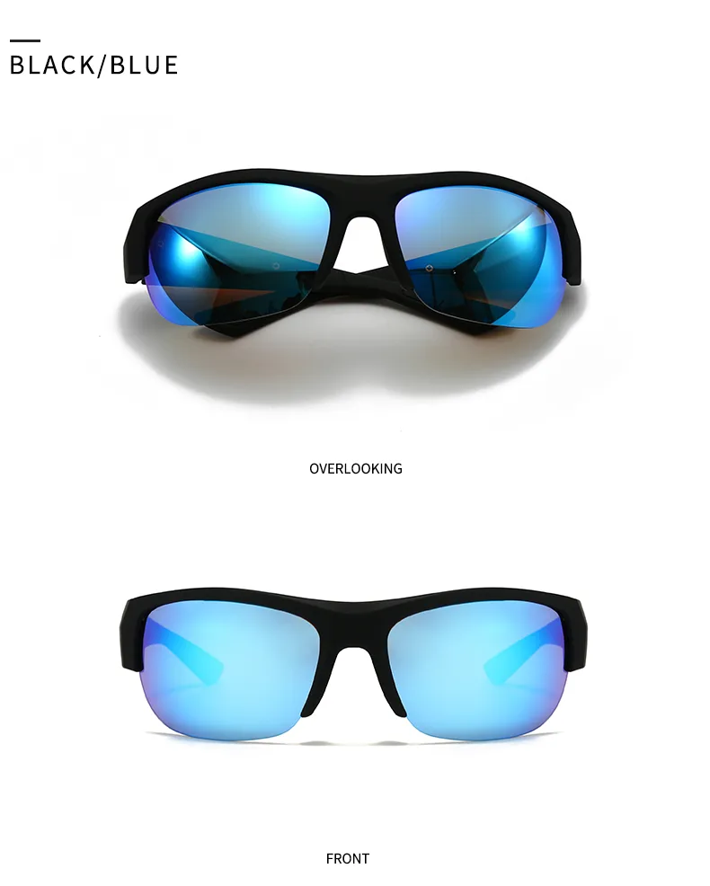 Casual Modern Style Solid Color Pc Gradient Tinted Lenses Square Half Frame Glasses display picture 10