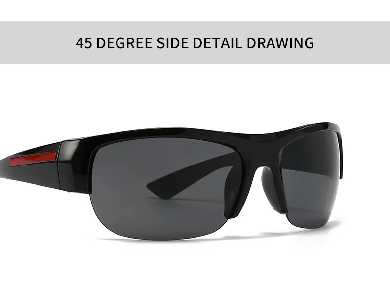Casual Modern Style Solid Color Pc Gradient Tinted Lenses Square Half Frame Glasses display picture 15