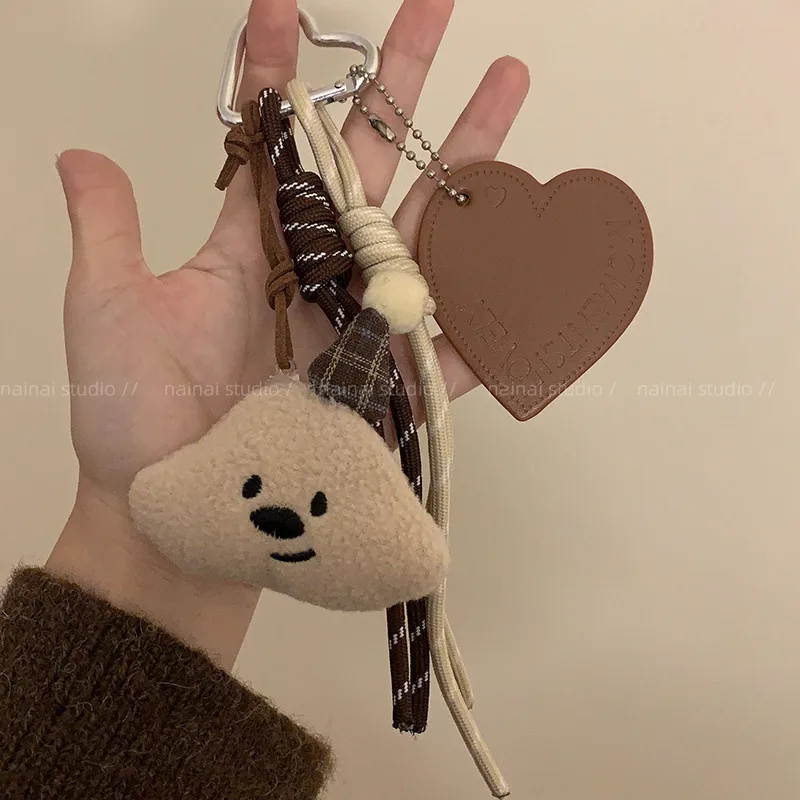 Cute Ins Pendant Plush Miu Woven Rope New Style Climbing Rope Bag Hanging Keychain High Color Value display picture 10