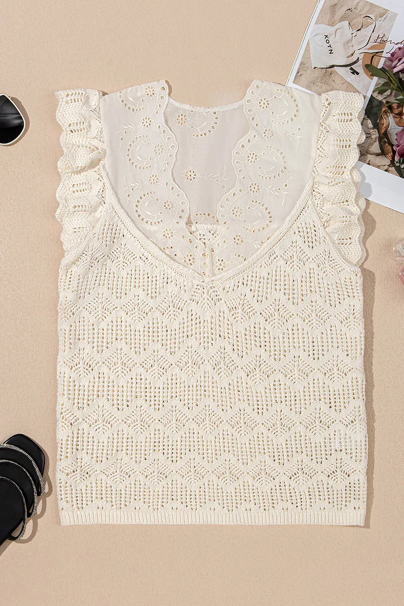 Women's Vest Tank Tops Casual Elegant Leaf Argyle display picture 3