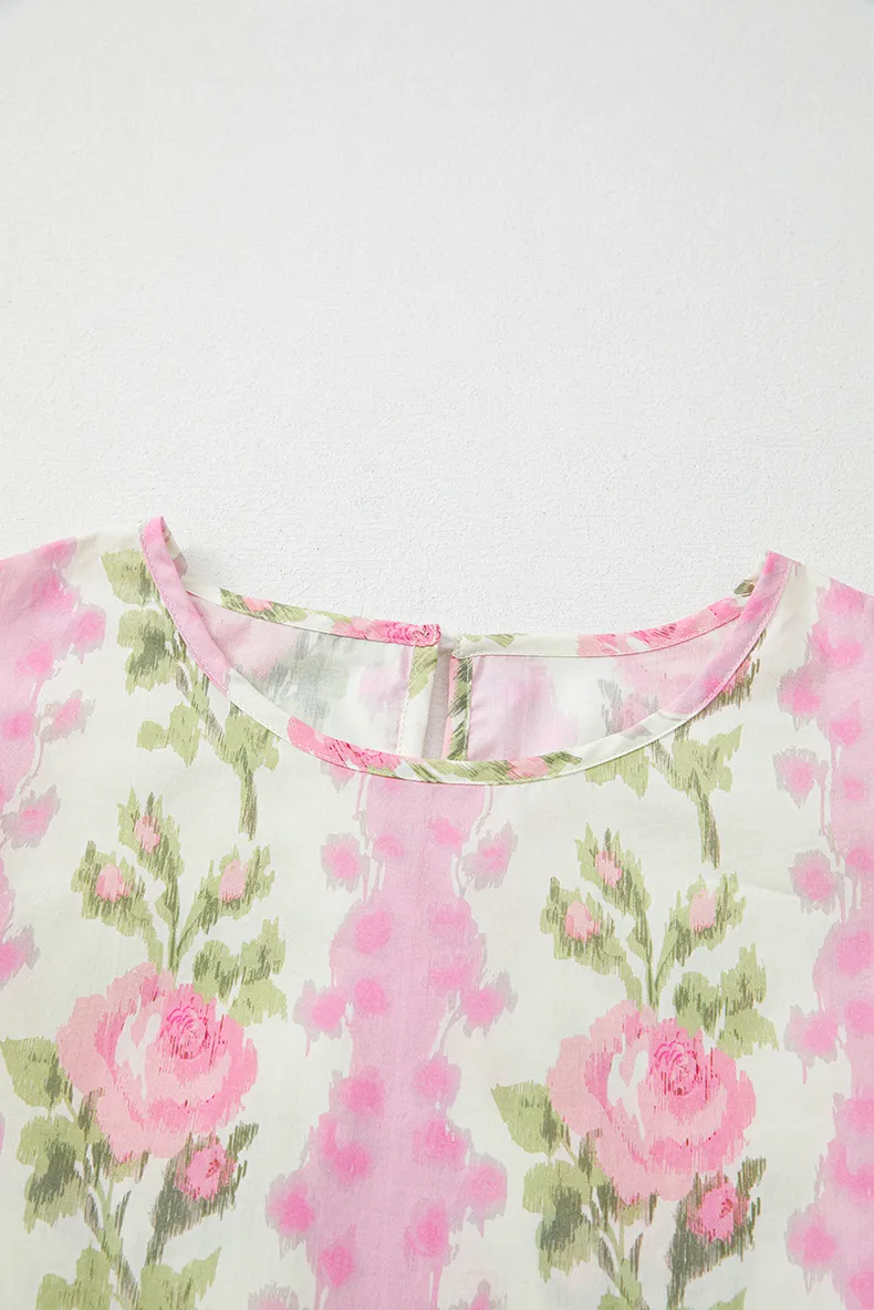 Women's T-shirt Short Sleeve T-Shirts Casual Flower display picture 8