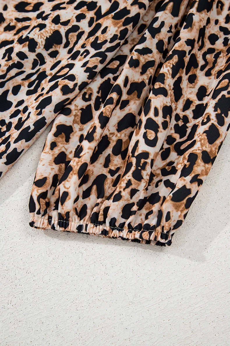 Women's T-shirt Half Sleeve T-Shirts Casual Leopard display picture 8