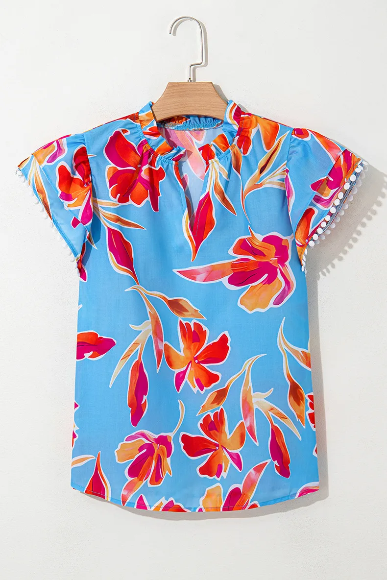 Women's T-shirt Short Sleeve T-Shirts Casual Plant display picture 3