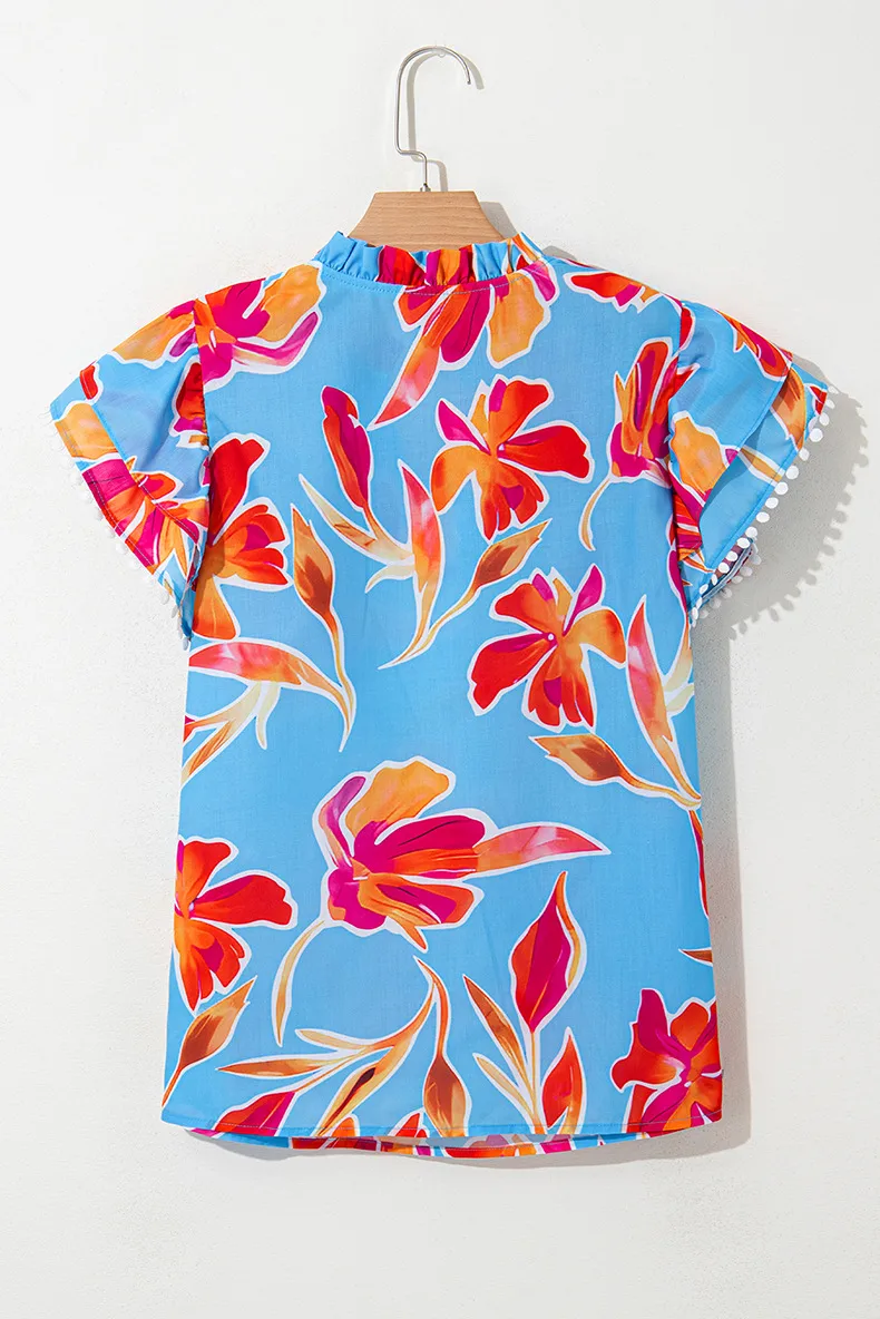 Women's T-shirt Short Sleeve T-Shirts Casual Plant display picture 4
