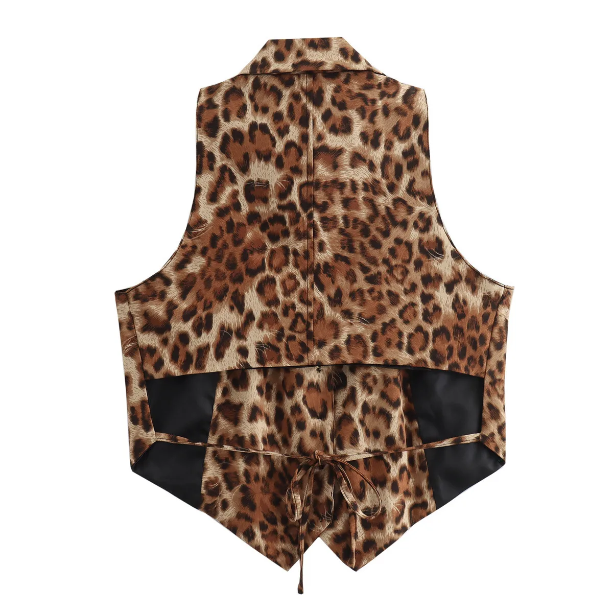 Women's Vest Sleeveless Blazers Vintage Style Streetwear Solid Color display picture 9