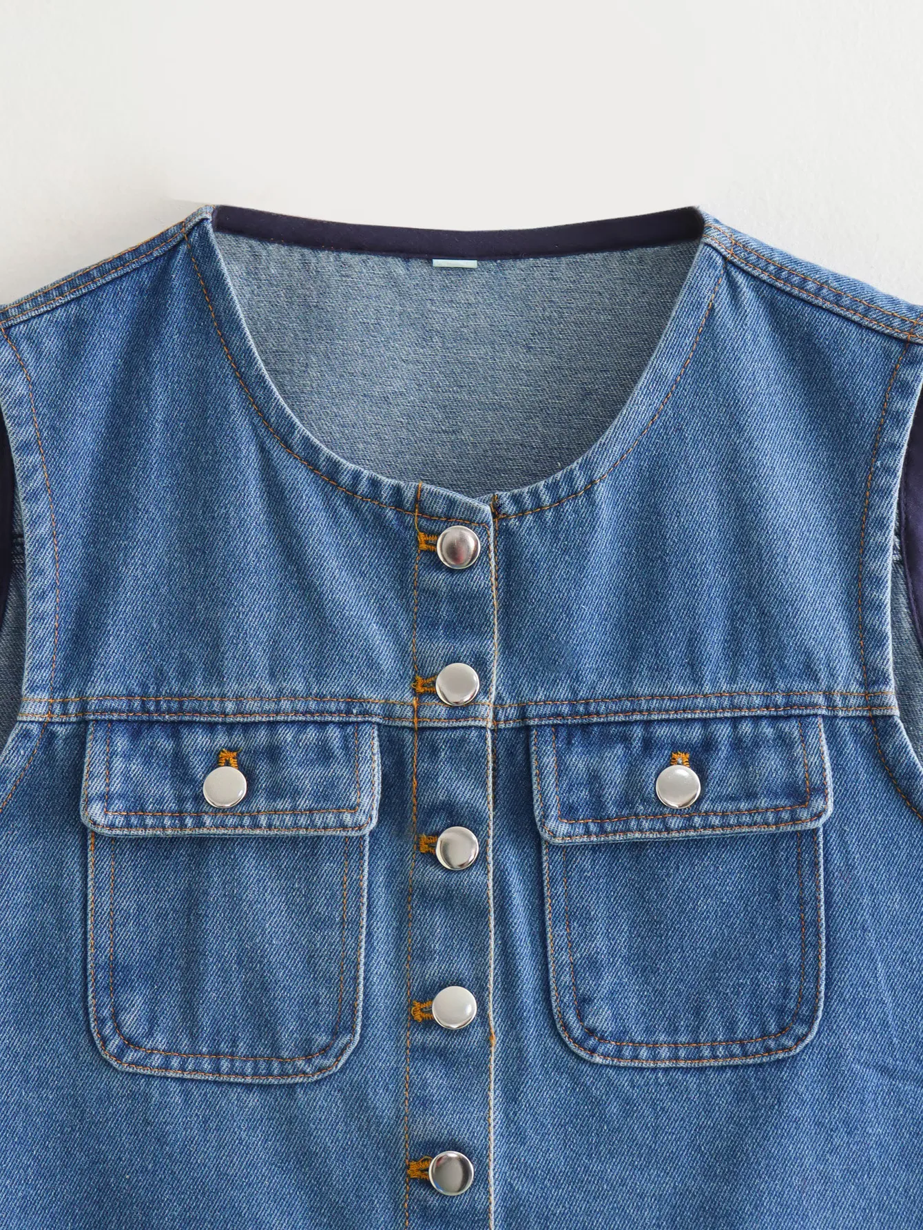 Women's Vest Sleeveless Blazers Vintage Style Streetwear Solid Color display picture 4