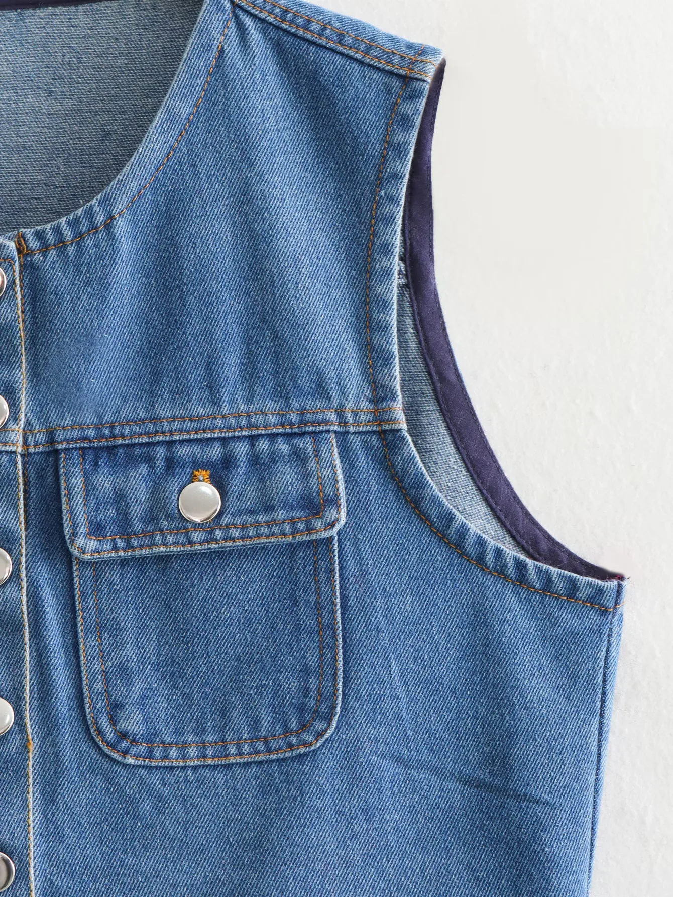 Women's Vest Sleeveless Blazers Vintage Style Streetwear Solid Color display picture 6