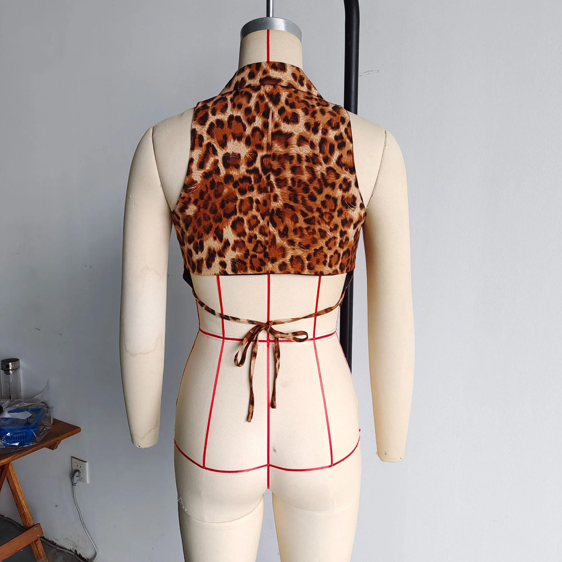 Women's Vest Sleeveless Blazers Vintage Style Streetwear Solid Color display picture 24