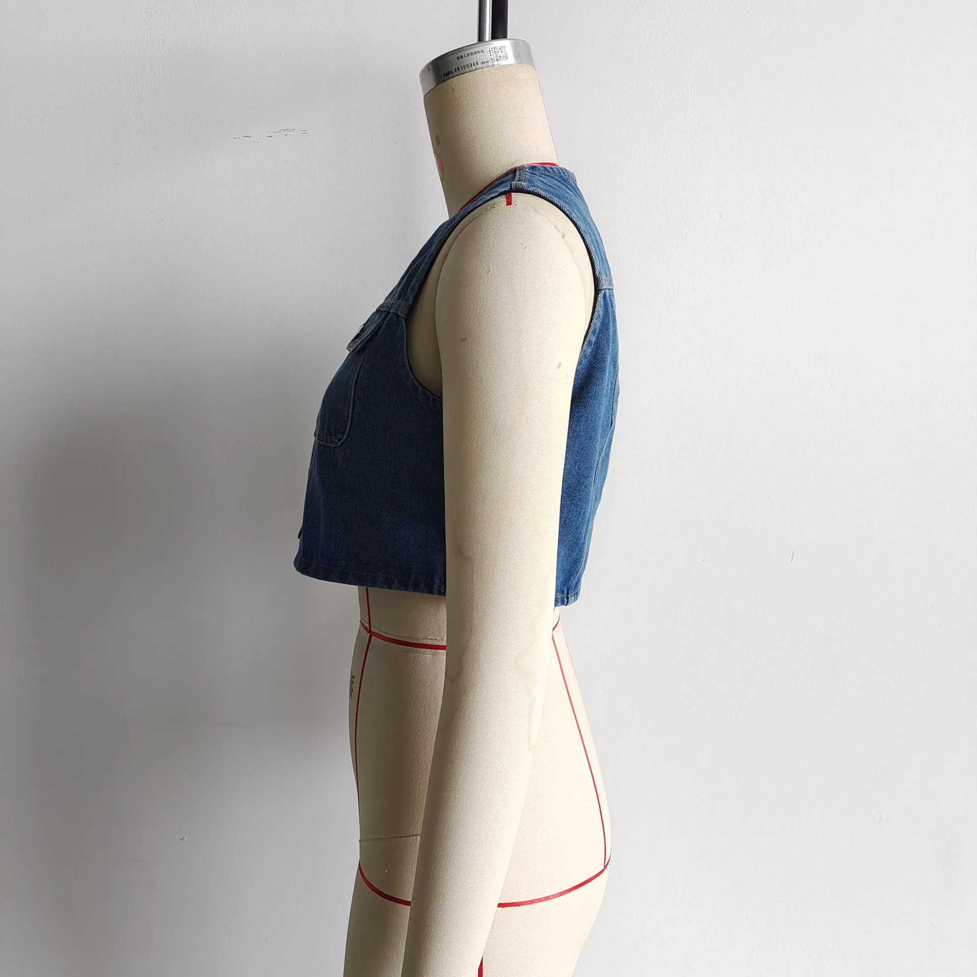 Women's Vest Sleeveless Blazers Vintage Style Streetwear Solid Color display picture 14