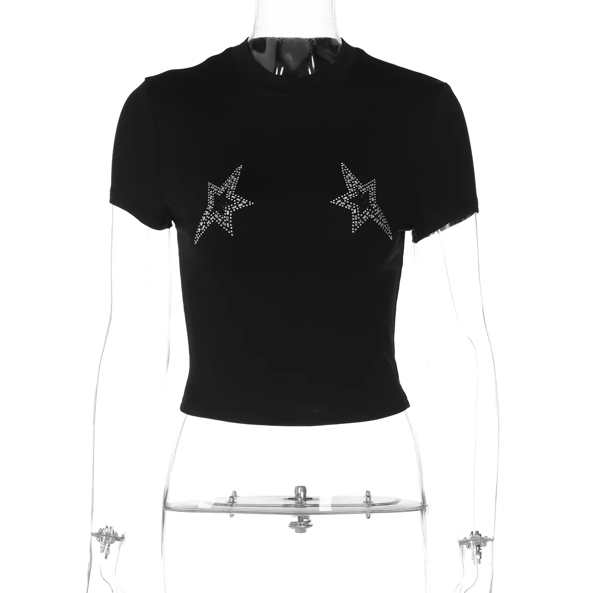 Women's T-shirt Short Sleeve T-Shirts Casual Star display picture 8