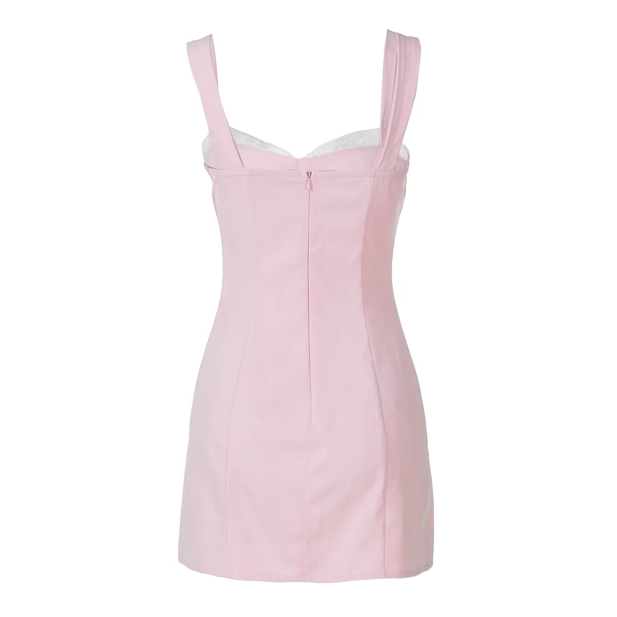 Women's Strap Dress Elegant Strap Lace Sleeveless Solid Color Above Knee Holiday Daily display picture 19