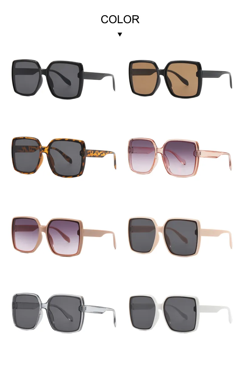 Casual Streetwear Commute Geometric PC Square Full Frame Glasses display picture 6