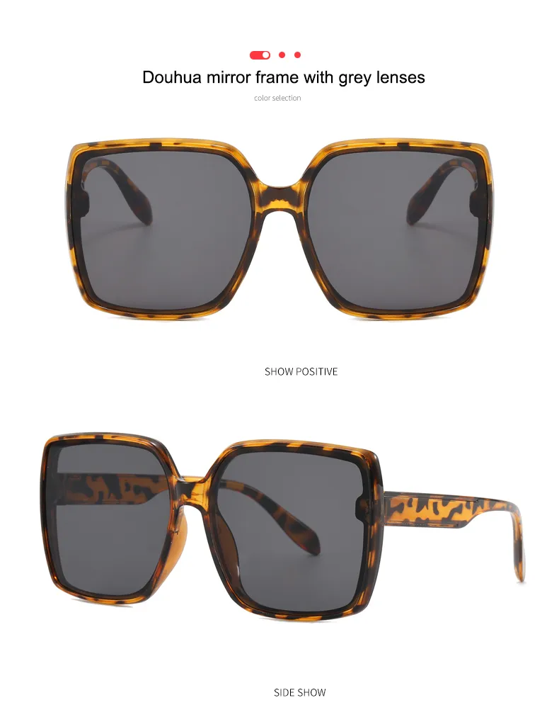 Casual Streetwear Commute Geometric PC Square Full Frame Glasses display picture 10