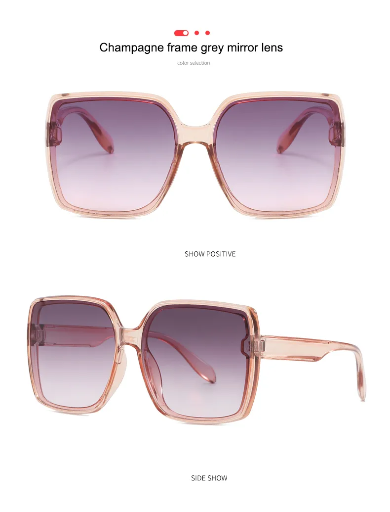 Casual Streetwear Commute Geometric PC Square Full Frame Glasses display picture 11
