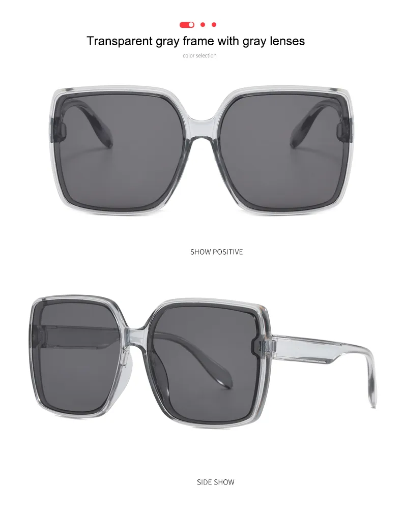 Casual Streetwear Commute Geometric PC Square Full Frame Glasses display picture 14