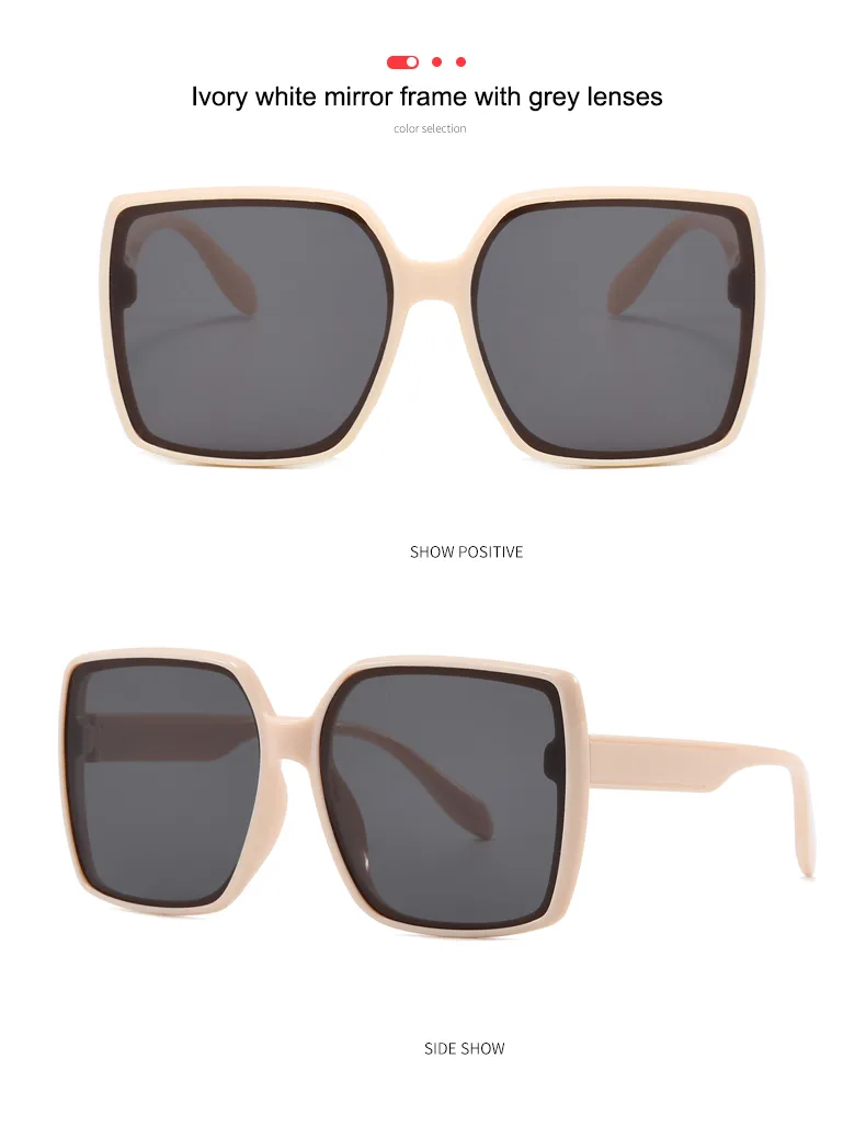 Casual Streetwear Commute Geometric PC Square Full Frame Glasses display picture 13