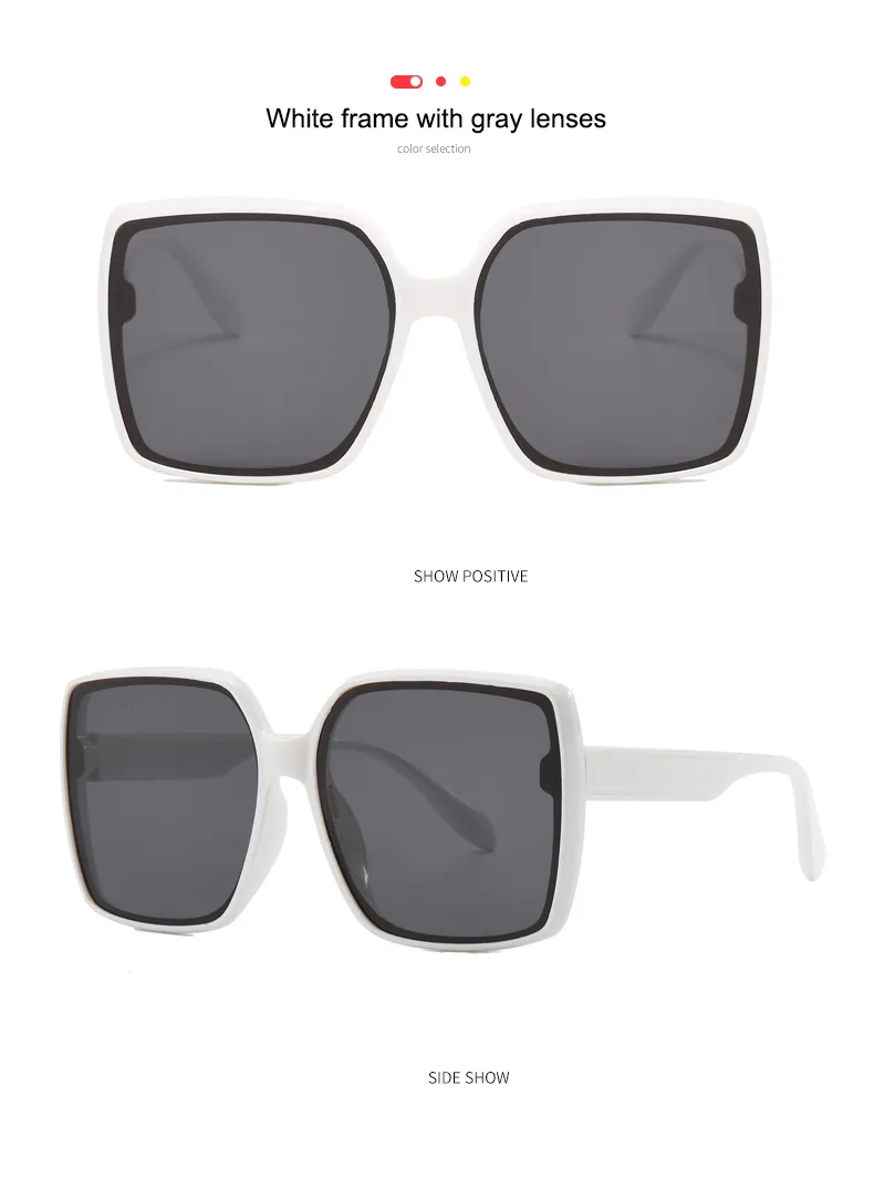 Casual Streetwear Commute Geometric PC Square Full Frame Glasses display picture 15