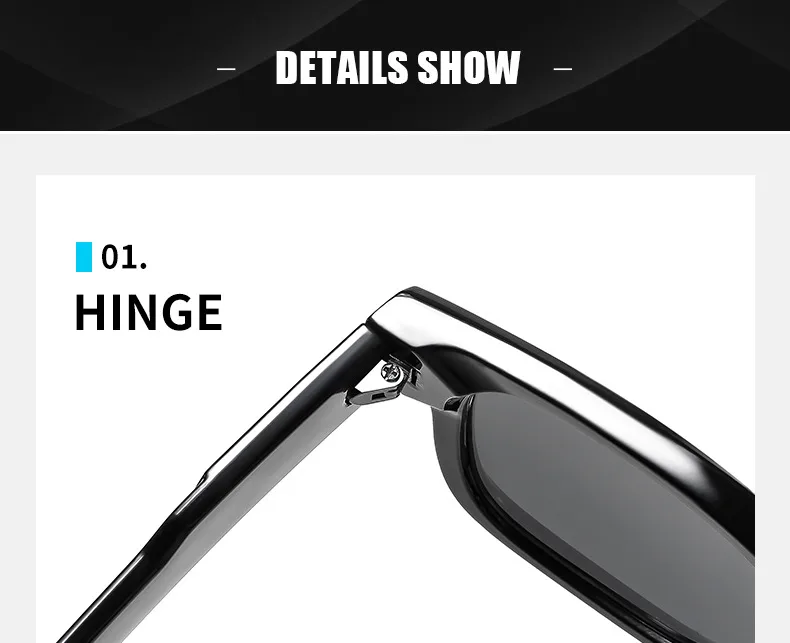 Retro Streetwear Sunglasses Pc UV400 Protection Square Full Frame Glasses display picture 5