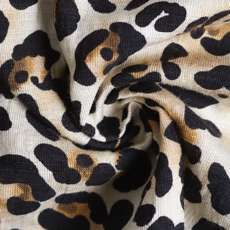 Women's Strap Dress Vintage Style Strap Sleeveless Leopard Midi Dress Holiday Street display picture 10