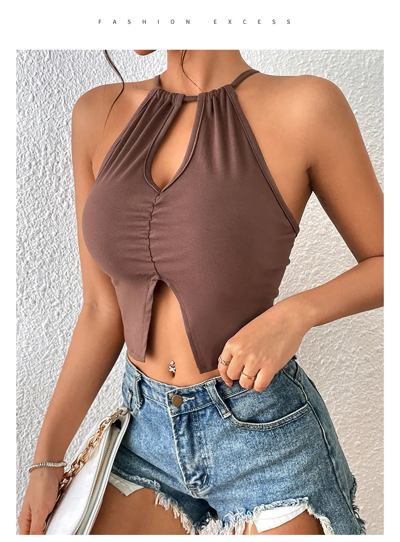 Women's Vest Tank Tops Sexy Solid Color display picture 2