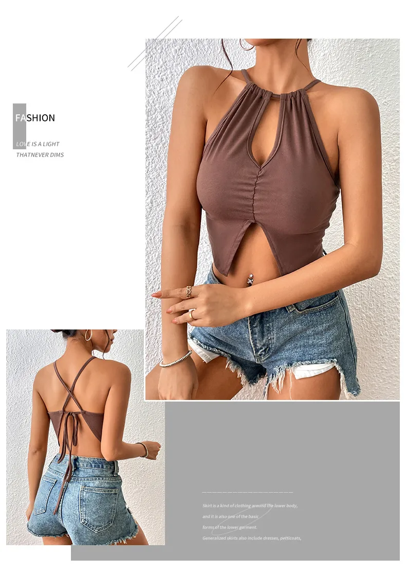 Women's Vest Tank Tops Sexy Solid Color display picture 5