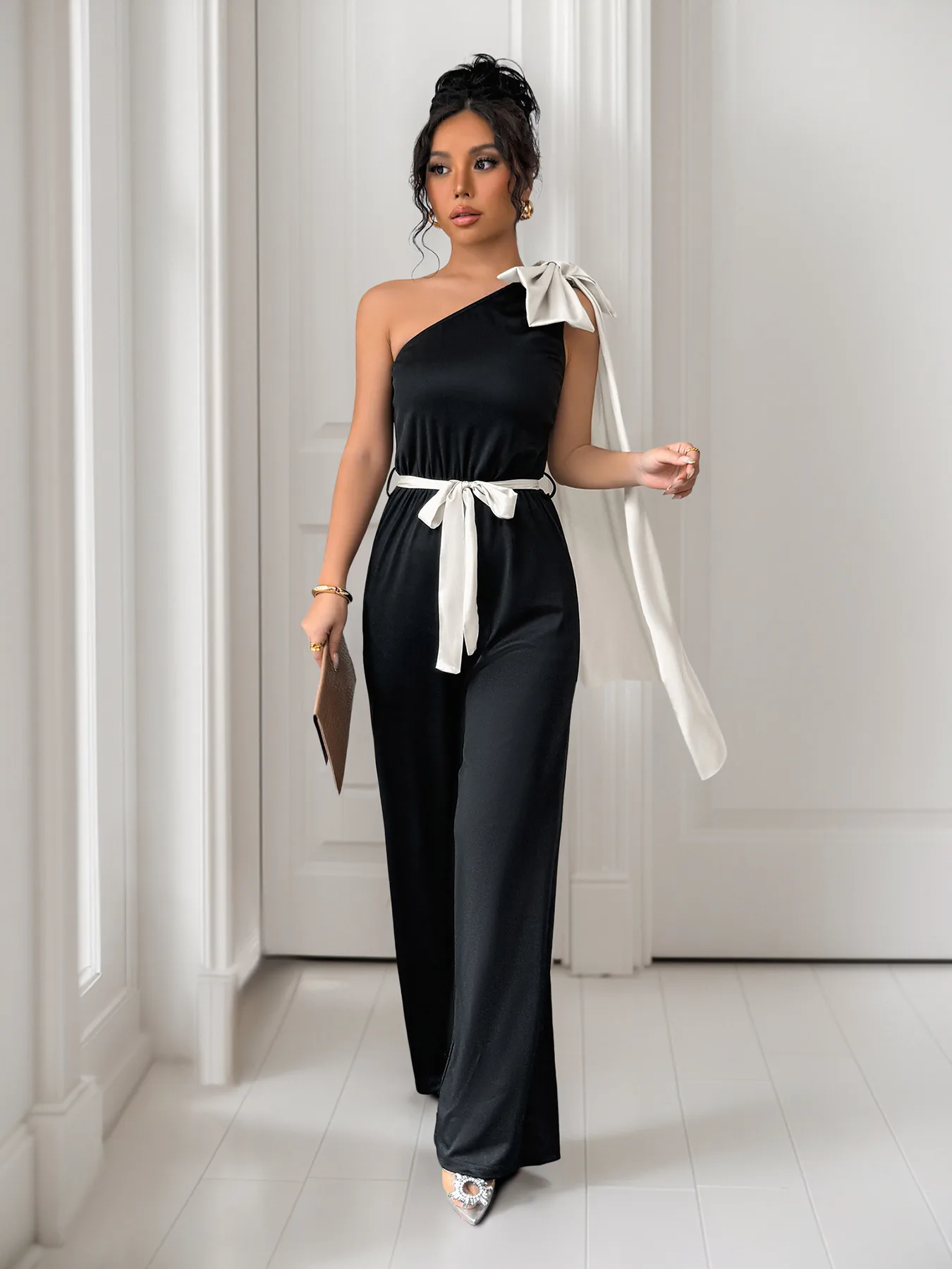 Women's Daily Street Streetwear Solid Color Jumpsuits Jumpsuits display picture 6