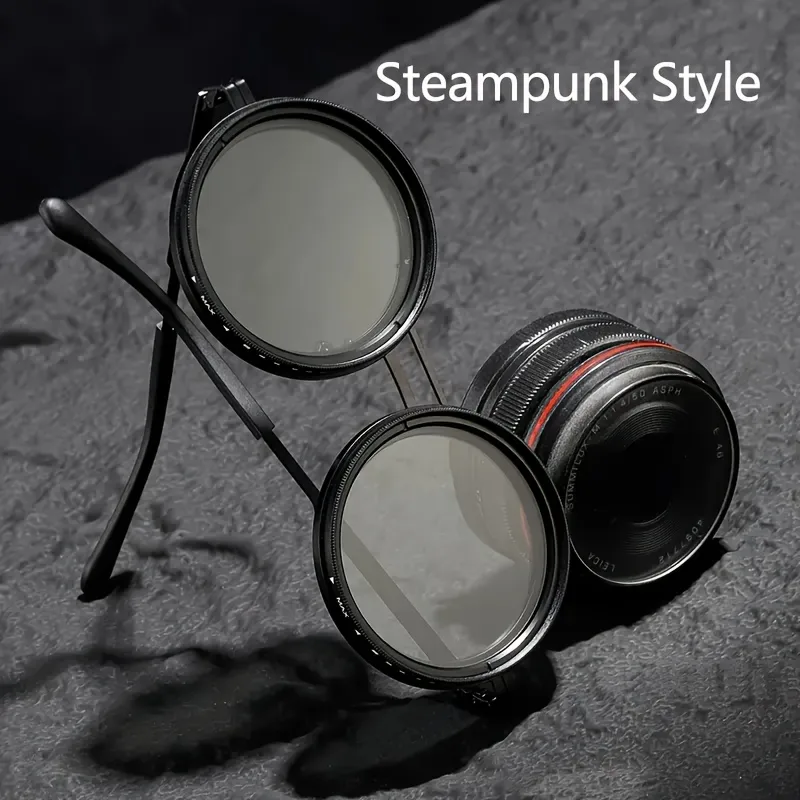 Vintage Style Rock Letter Tac UV400 Protection Round Frame Wayfarer Full Frame Glasses display picture 5