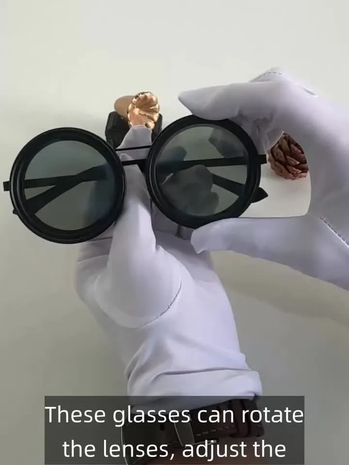 Vintage Style Rock Letter Tac UV400 Protection Round Frame Wayfarer Full Frame Glasses display picture 7