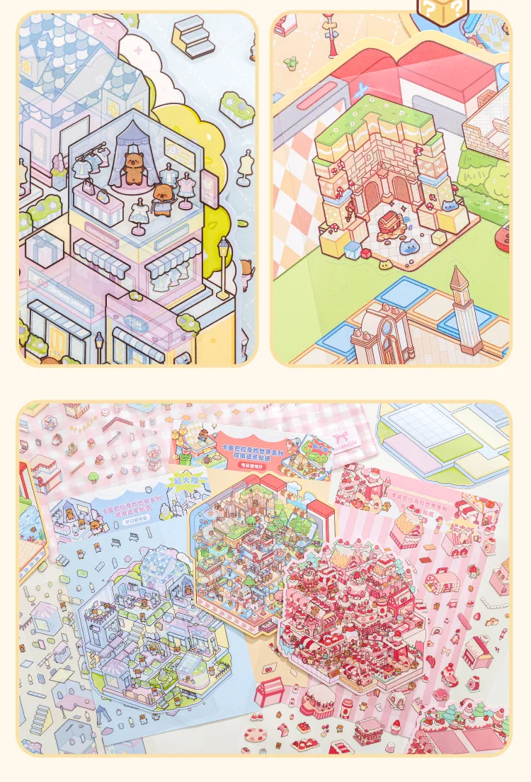 1 Piece Animal Cartoon Learning PET Paper Cartoon Style Cute Stickers display picture 7