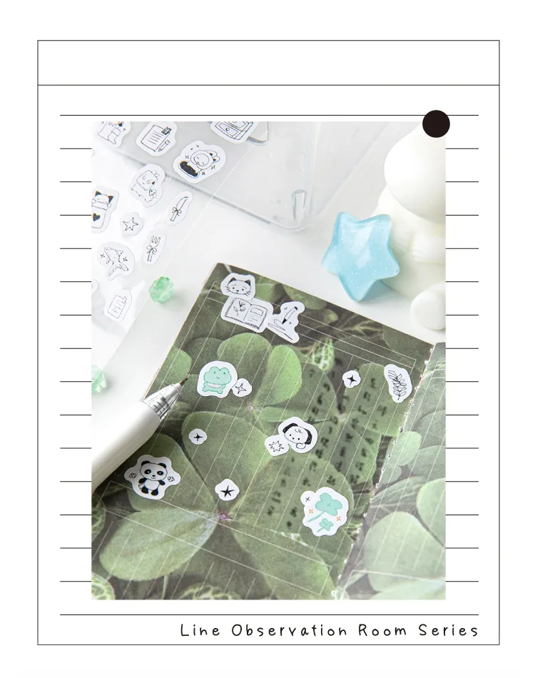 1 Piece Cartoon Learning Paper Cartoon Style Cute Adhesive Tape display picture 7