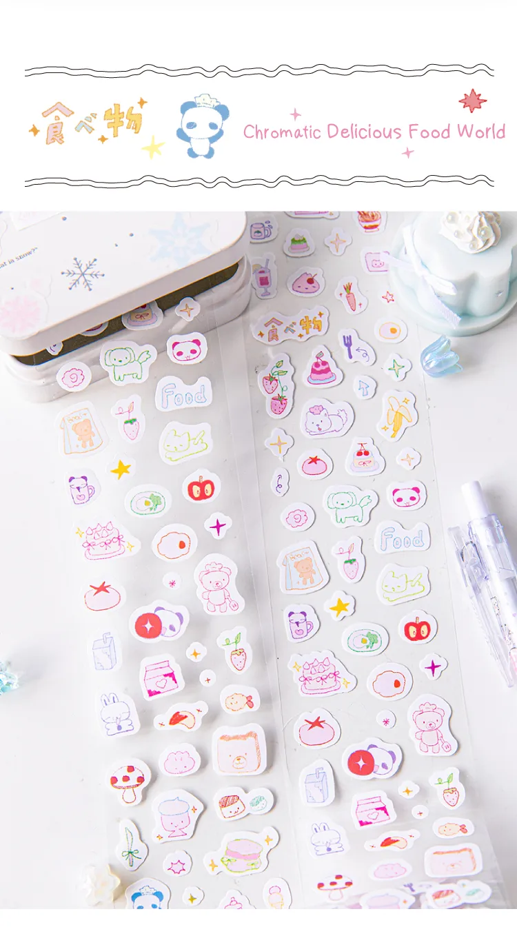 1 Piece Cartoon Learning Paper Cartoon Style Cute Adhesive Tape display picture 10