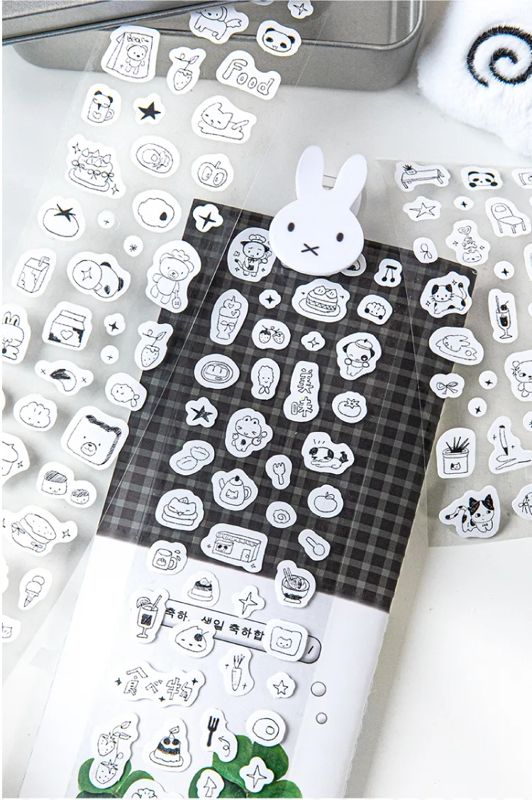 1 Piece Cartoon Learning Paper Cartoon Style Cute Adhesive Tape display picture 15