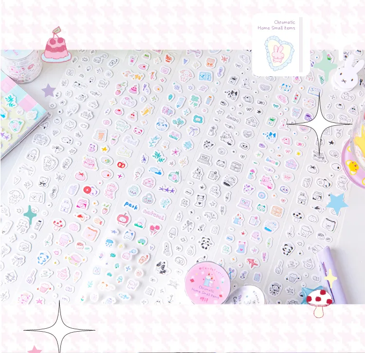 1 Piece Cartoon Learning Paper Cartoon Style Cute Adhesive Tape display picture 16