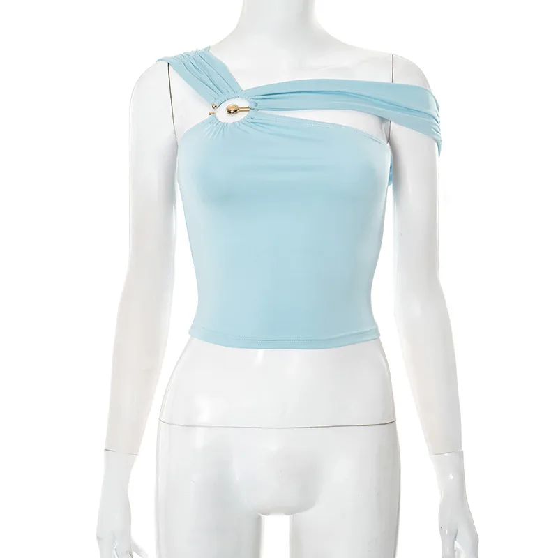 Women's T-shirt Sleeveless T-Shirts Casual Streetwear Solid Color display picture 8