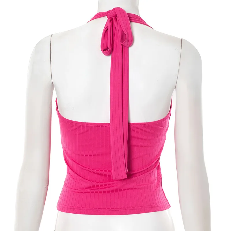 Women's T-shirt Sleeveless T-Shirts Casual Streetwear Bow Knot display picture 10
