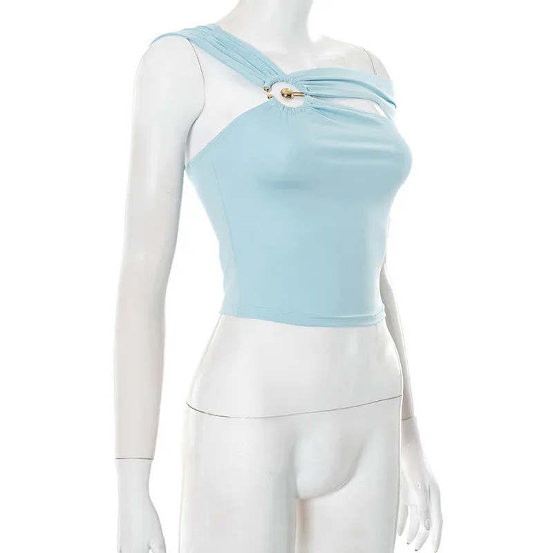 Women's T-shirt Sleeveless T-Shirts Casual Streetwear Solid Color display picture 9