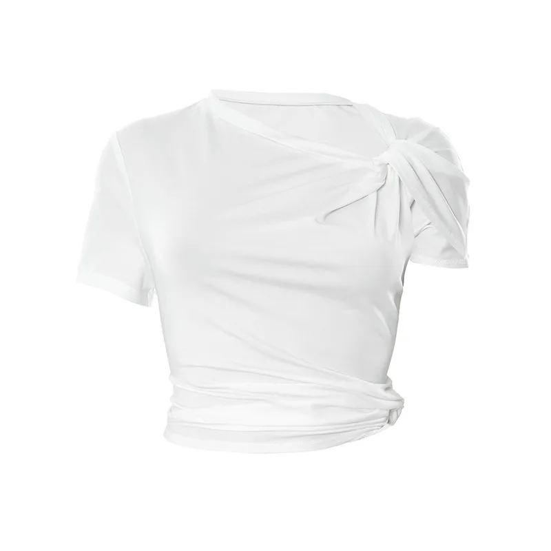 Women's T-shirt Short Sleeve T-Shirts Casual Streetwear Solid Color display picture 23