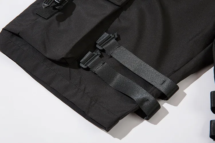 Jiayiku Men's  Dark  Functional Fashion Brand Multi-Pocket Pants Heavy Duty Tactical Tooling Shorts display picture 23