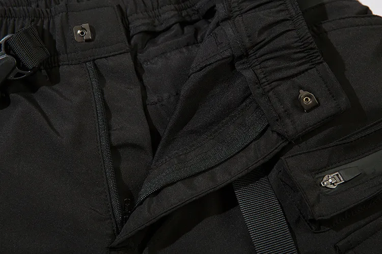 Jiayiku Men's  Dark  Functional Fashion Brand Multi-Pocket Pants Heavy Duty Tactical Tooling Shorts display picture 21