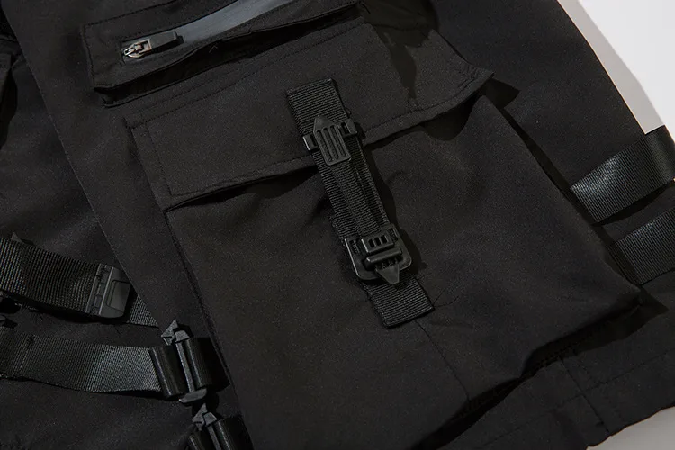 Jiayiku Men's  Dark  Functional Fashion Brand Multi-Pocket Pants Heavy Duty Tactical Tooling Shorts display picture 19