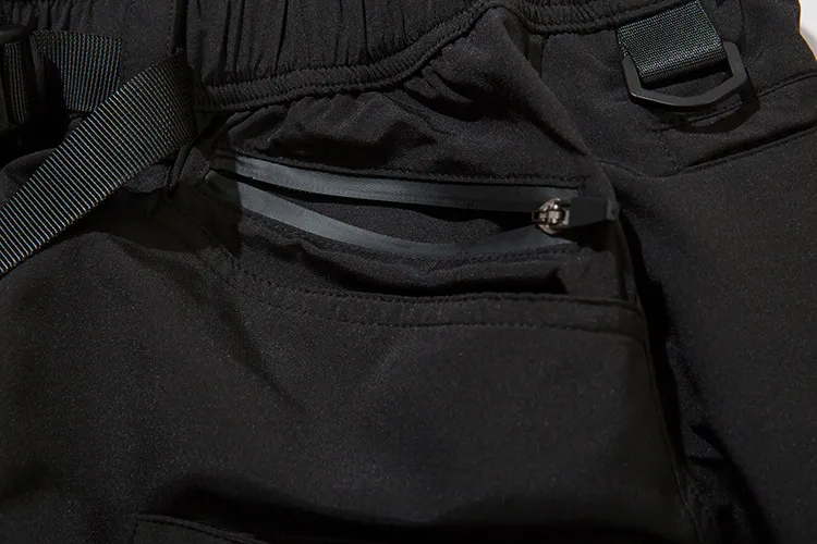 Jiayiku Men's  Dark  Functional Fashion Brand Multi-Pocket Pants Heavy Duty Tactical Tooling Shorts display picture 20