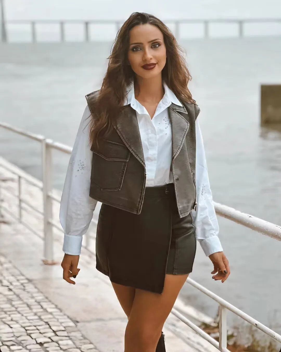 Women's Vest Sleeveless Blazers Vintage Style Solid Color display picture 3