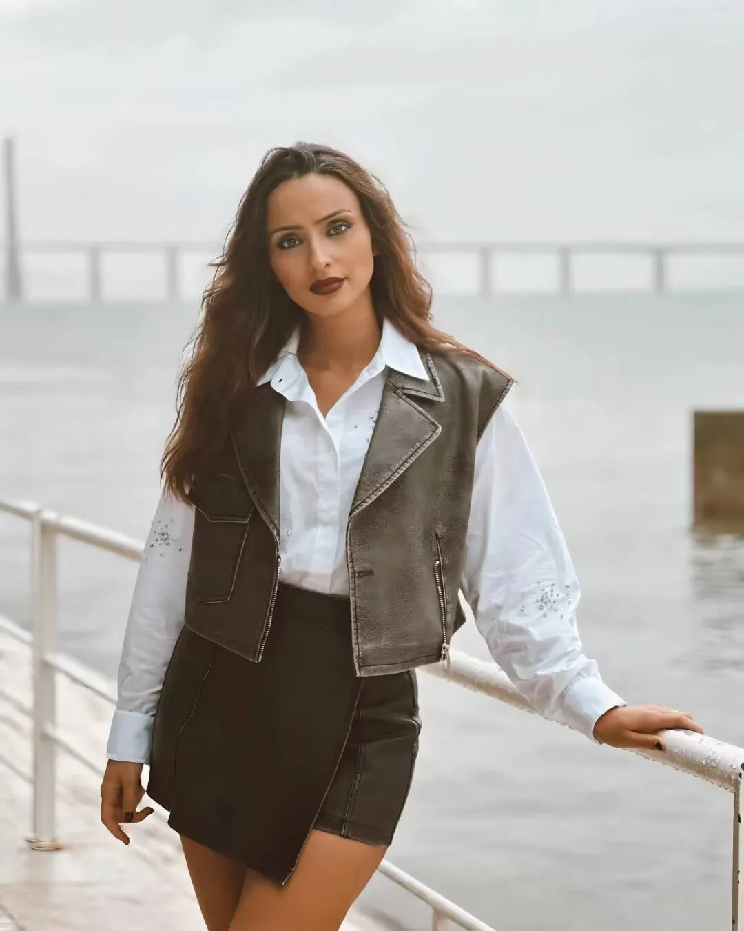 Women's Vest Sleeveless Blazers Vintage Style Solid Color display picture 7