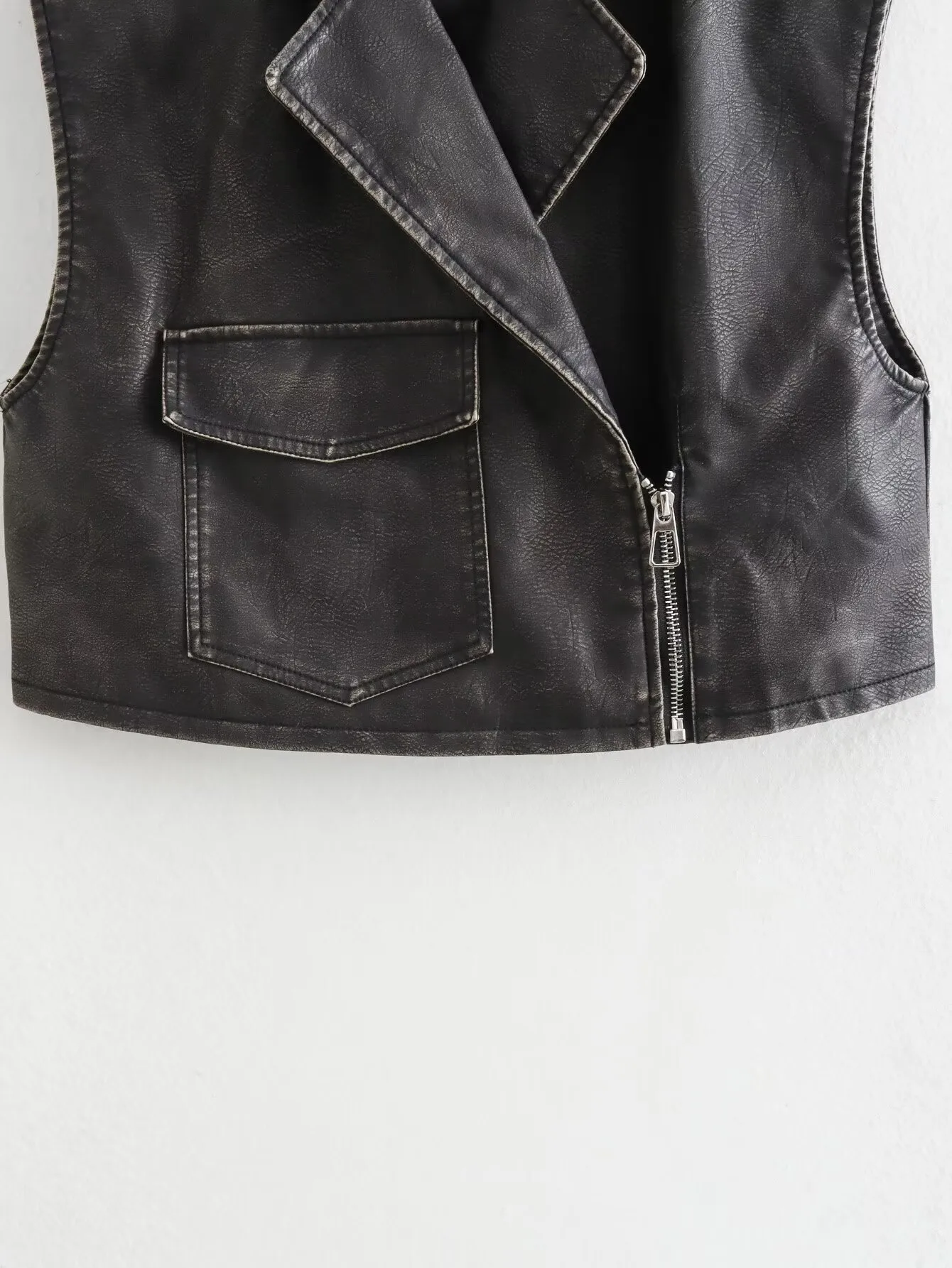 Women's Vest Sleeveless Blazers Vintage Style Solid Color display picture 9