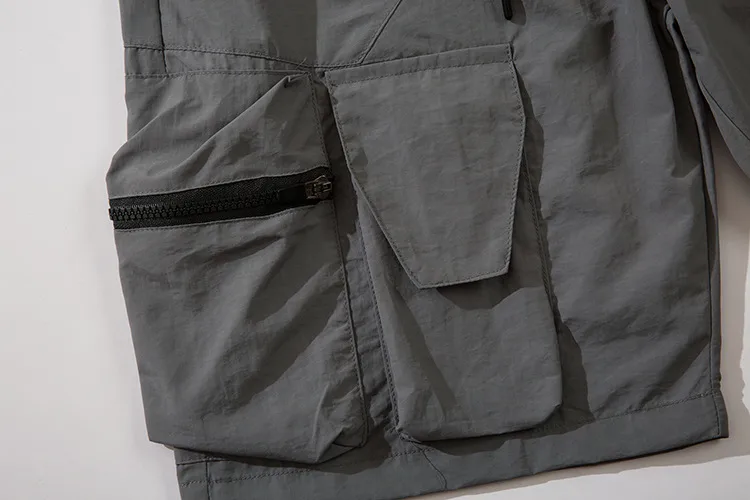 Jiayiku Men's   Functional Fashion Brand Multi-Pocket Pants Quick-drying Thin Tactical Workwear Shorts display picture 45