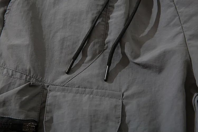 Jiayiku Men's   Functional Fashion Brand Multi-Pocket Pants Quick-drying Thin Tactical Workwear Shorts display picture 48