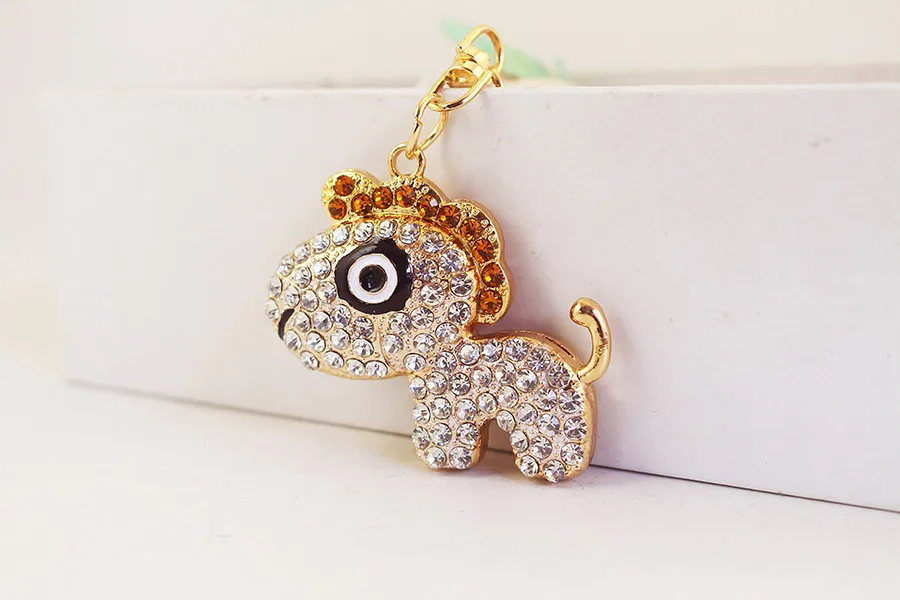 1 Piece Cute Artistic Horse Alloy Inlay Rhinestones Keychain display picture 5